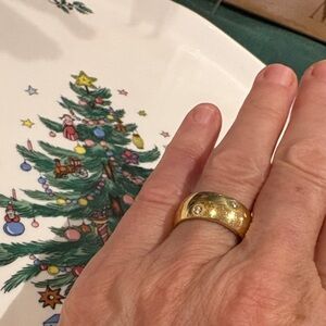 18k and diamond “etoile” ring